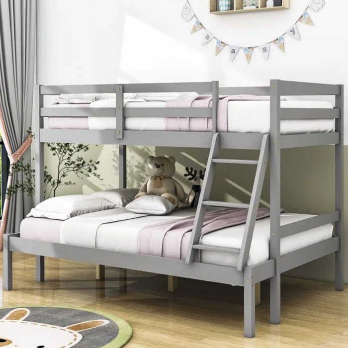 Harriet Bee Eligia Kids Twin Over Full Bunk Bed & Reviews Wayfair